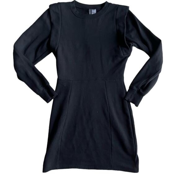 H&M Fitted Sweatshirt Long Sleeve Dress Medium - Picture 2 of 8